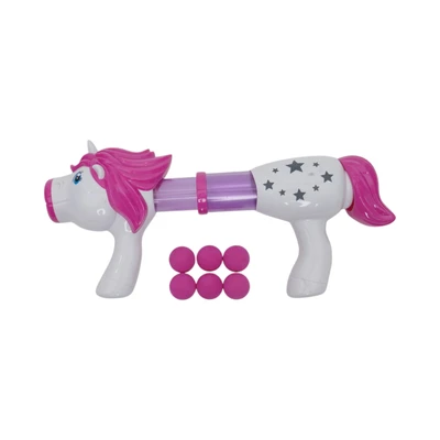 Gambar Cruzer Set Popper Unicorn & 10 Pcs Bola - Pink/putih