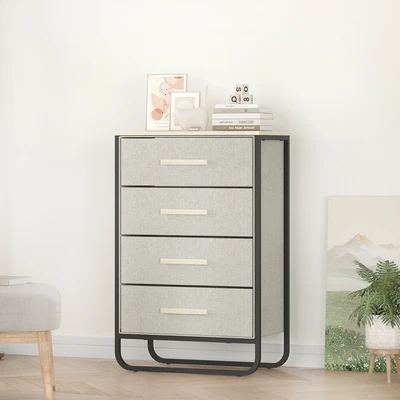 Gambar Informa Fredie Laci Penyimpanan 4 Tingkat 60x34x91.8 cm - Abu-Abu