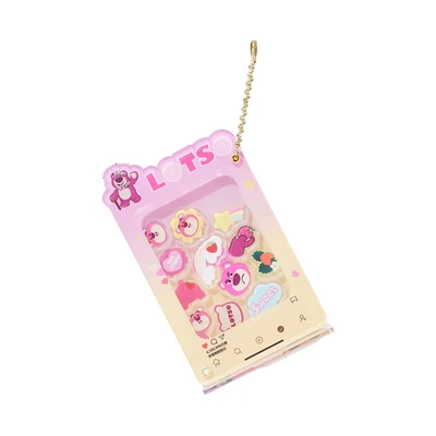 Gambar Jandoon Set Gantungan Kunci & Stand Akrilik Lotso - Pink