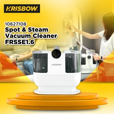 Gambar Krisbow Vacuum Cleaner Spot And Steam 1.6 Liter - Putih