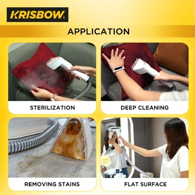 Gambar Krisbow Vacuum Cleaner Spot And Steam 1.6 Liter - Putih