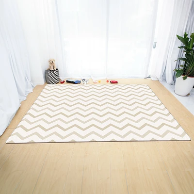 Gambar Forhom Karpet Lipat Chevron 140x230 cm - Cokelat