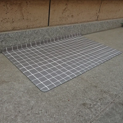 Gambar Forhom Keset Dapur PVC Grid 45x75 cm - Abu-abu