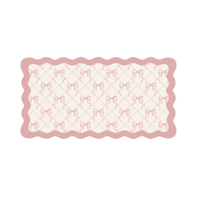 Gambar Forhom Keset Dapur PVC Coquette 51x99 cm - Pink