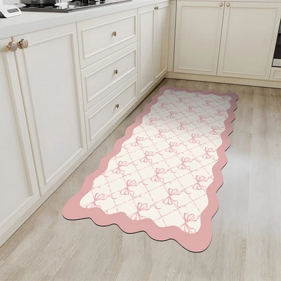 Gambar Forhom Keset Dapur PVC Coquette 51x99 cm - Pink