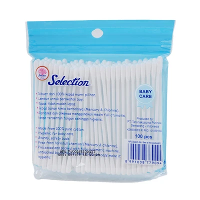Gambar Selection Cotton Buds Baby Set 100 Pcs - Putih