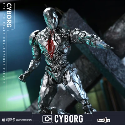 Gambar Top Gear Fondjoy Action Figure Cyborg W1 19 cm - Silver