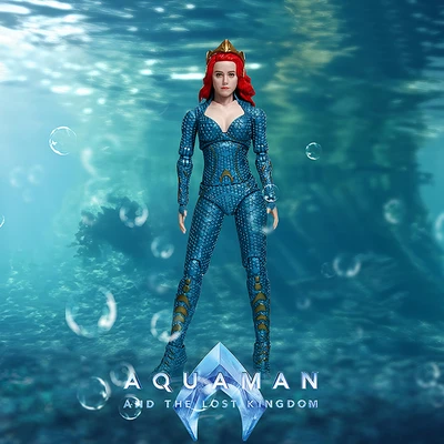 Gambar Top Gear Fondjoy Action Figure Justice League Mera W2 19 cm - Biru