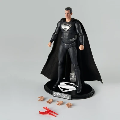 Gambar Top Gear Fondjoy Action Figure Justice League Superman W2 19 cm - Hitam