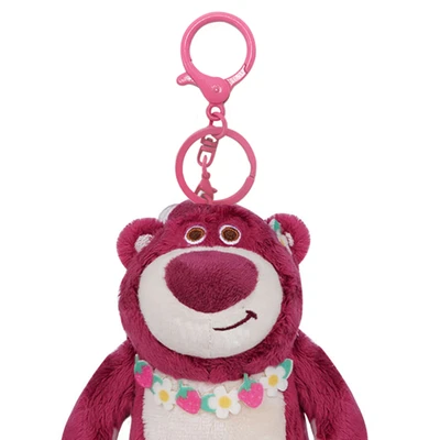 Gambar Potdemiel Gantungan Kunci Lotso Dengan Garland - Pink