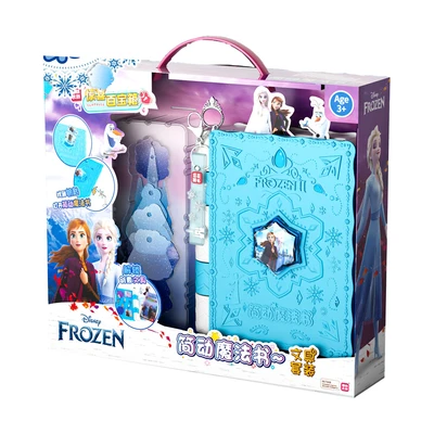 Gambar Jandoon Set Diy Gantungan Kunci Magic Book Goo Goo Card Frozen - Biru
