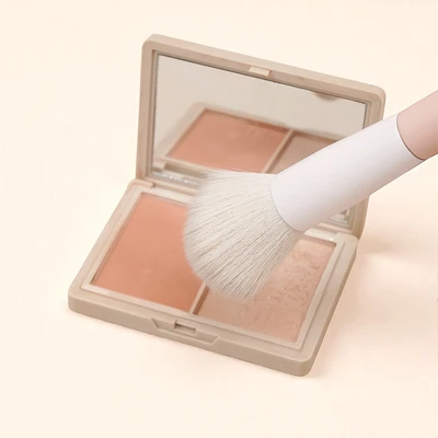 Gambar Ataru Kuas Makeup Powder - Pink