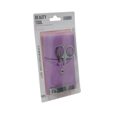 Jual Ataru Set 4 Pcs Gunting Kuku Dengan Pouch Ungu Original | AZKO