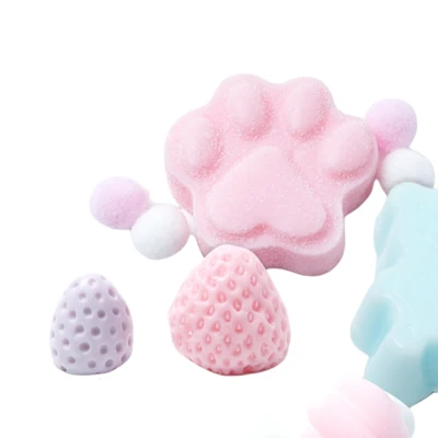 Gambar Jandoon Squishy Strawberry/bear/candyfloss/catpaw Random