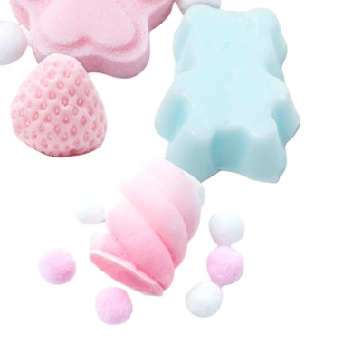 Gambar Jandoon Squishy Strawberry/bear/candyfloss/catpaw Random