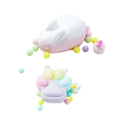 Gambar Jandoon Squishy Large Rabbit/cat Paw/cube/coul Random