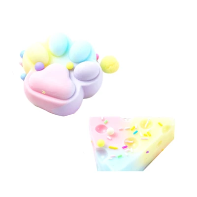 Gambar Jandoon Squishy Xl Catpaw/cheese/hamburger/bear Random