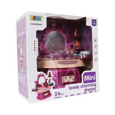 Gambar Pretty Missy Playset Mini Lovely Charming Dresser - Pink