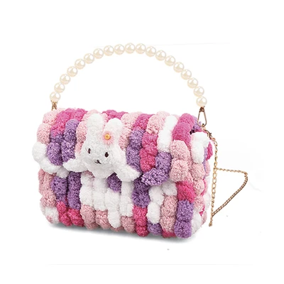Gambar Pretty Missy Set Diy Tas Selempang Pom-pom - Pink
