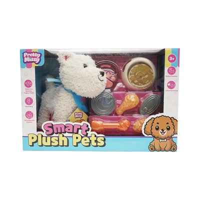 Gambar Pretty Missy Set Boneka Plush Smart Terrier - Putih