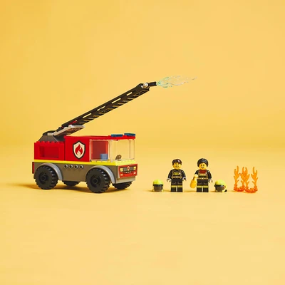 Gambar LEGO City Fire Ladder Truck Set 82 Pcs 60463 - Mix