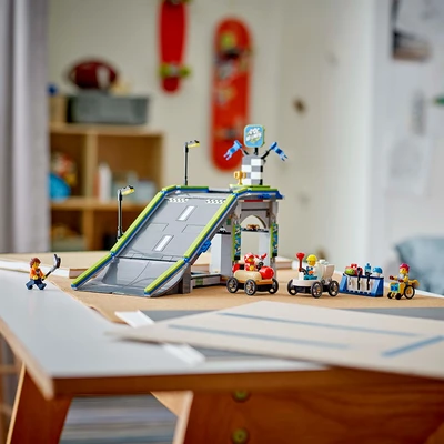 Gambar LEGO City No Limits Race Car Ramp Track Set 436 Pcs 60460 - Mix