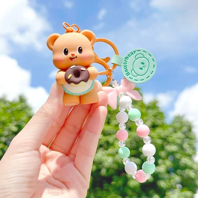 Gambar Kiddy Fun Butterbear Gantungan Kunci Hand String Donut - Mix