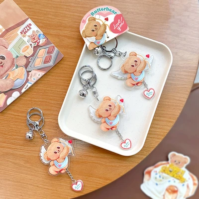 Gambar Kiddy Fun Butterbear Gantungan Kunci Love Angel - Mix