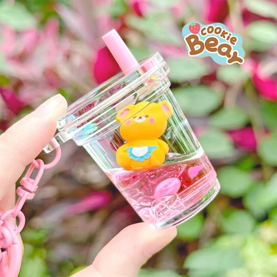 Gambar Kiddy Fun Gantungan Kunci Hand Rope Cookie Bear Cream Sweet Random