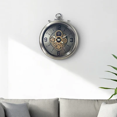 Gambar Informa Jam Dinding Gear 52 cm - Silver