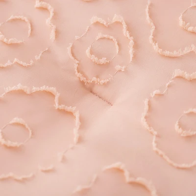 Gambar Informa 240x210 cm Bed Cover Clipped Jacquard Bloom - Peach