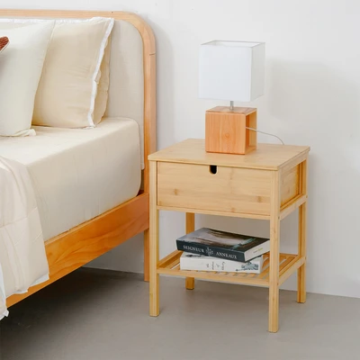 Gambar Informa 180x200 cm Hanamori Set Kamar Tidur - Putih/Cokelat Oak