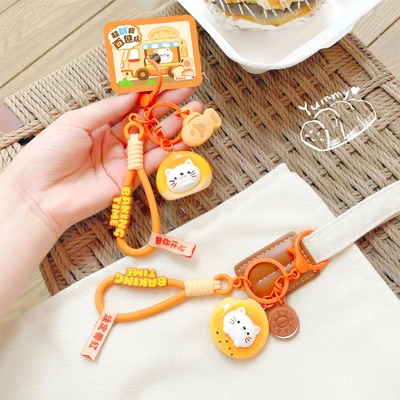 Gambar Kiddy Fun Gantungan Kunci Hand Rope Super Skin Snack Bar Bread Random