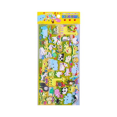 Gambar Kiddy Fun Stiker Dessert Transport Animal Random