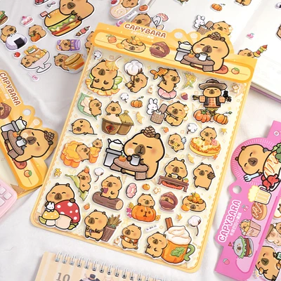 Gambar Capybara Stiker Big Series Random