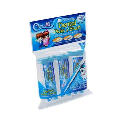Gambar Charmi Sikat & Tusuk Gigi Dental Set 180 Pcs - Putih