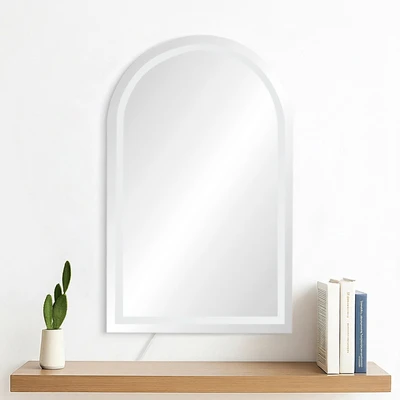 Gambar Informa Cermin Dinding Dekorasi LED Arch 50x2.5x80 cm V2 - Putih