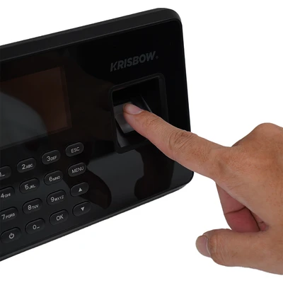 Gambar Krisbow Mesin Absensi Fingerprint OP3962 - Hitam