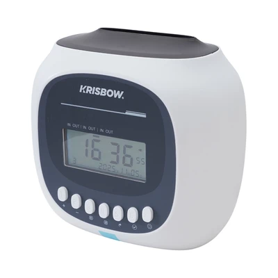 Gambar Krisbow Mesin Absensi Time Recorder MT620 - Putih/Abu-Abu