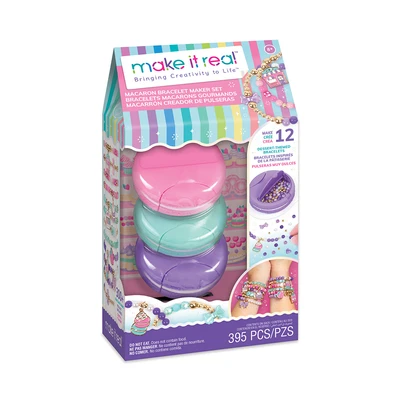 Gambar Make It Real Macaron Bracelet Maker Set 395 Pcs - Mix