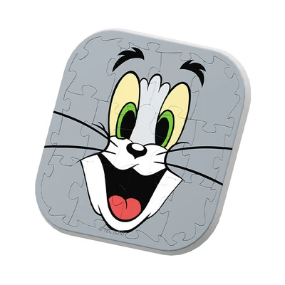 Gambar Toi Set 13 Pcs Tom & Jerry Puzzle Magnet Badge Random