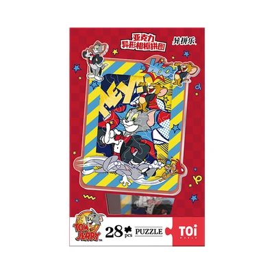 Gambar Toi Tom & Jerry Puzzle Frame Gentleman Set 28 Pcs 23162 - Mix
