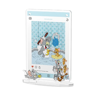Gambar Toi Tom & Jerry Puzzle Frame Bubble Bath Set 28 Pcs 23161 - Biru