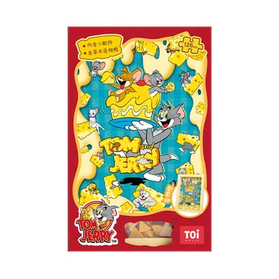 Gambar Toi Tom & Jerry Puzzle Pocket Frame Cheese Set 126 Pcs 23300 - Kuning