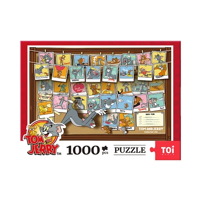 Gambar Toi Tom & Jerry Puzzle Memory Photo Wall Set 1000 Pcs 23026 - Mix
