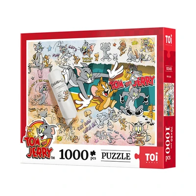 Gambar Toi Tom & Jerry Puzzle Cross Dimension Chase Set 1000 Pcs 10348 - Mix