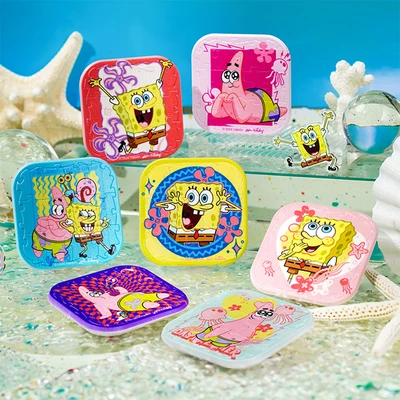 Gambar Toi Spongebob Puzzle Magnet Badge Set 13 Pcs 23114 Random