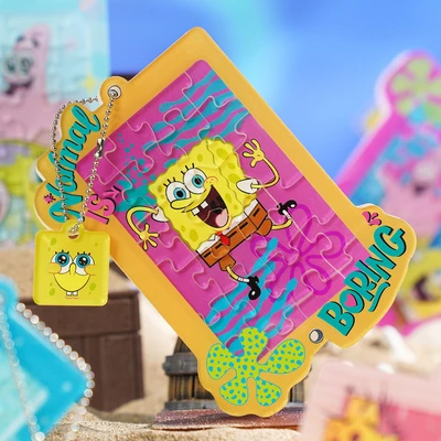 Gambar Toi Spongebob Squarepants Set Puzzle Spongebob Patrick Life Set 24 Pcs 23127 Random