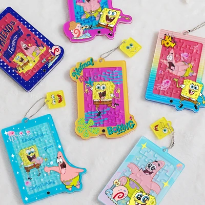 Gambar Toi Spongebob Squarepants Set Puzzle Spongebob Patrick Life Set 24 Pcs 23127 Random