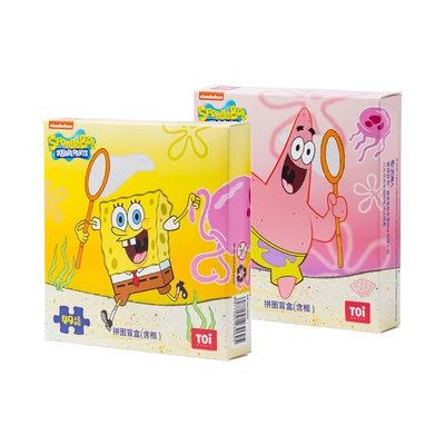 Gambar Toi Spongebob Squarepants Puzzle Set 98 Pcs 23069 Random